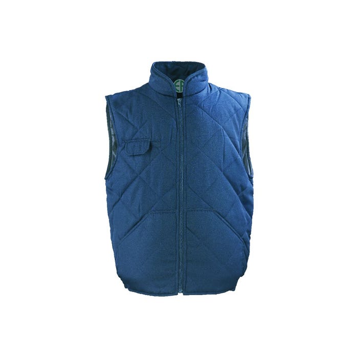 CHOUKA Gilet Froid marine, 65%PES/35%CO + Matelassage 180g/m² - COVERGUARD - Taille M