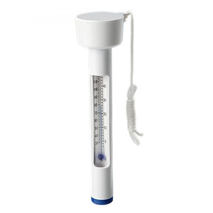 Interplast -Thermomètre Flottant Blanc pour Piscine 19 cm-STHERMFL