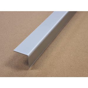 Lot 5 Cornières d'angle Aluminium Anodisé-épaisseur 1,5 mm- Long 150 cm (4,5 cm x 4 cm )