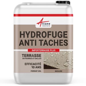 Hydrofuge Terrasse - Imperméabilisant Solvanté - IMPERTERRASSE PLUS - 20 L - - ARCANE INDUSTRIES