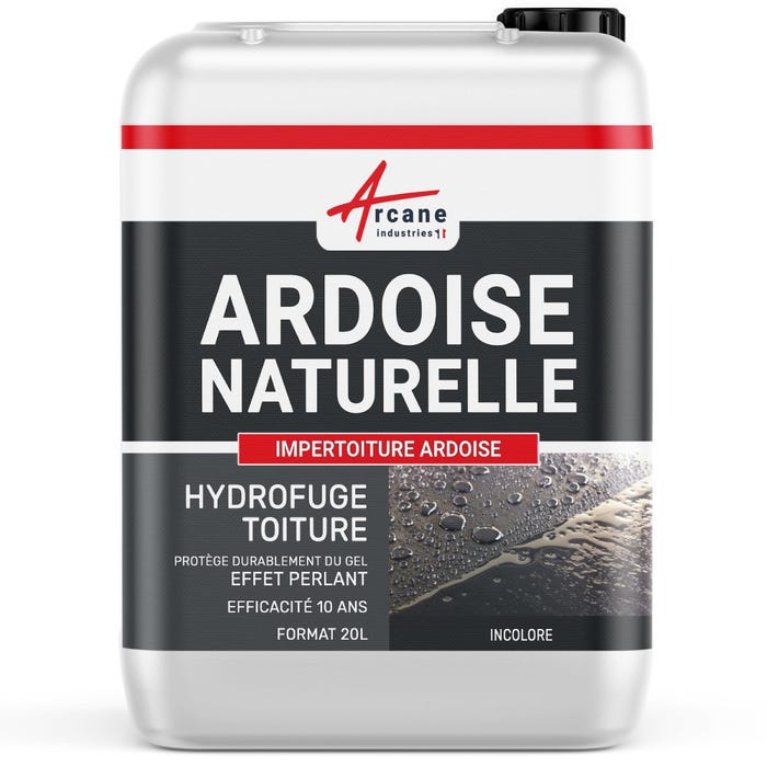 Imperméabilisant Hydrofuge Toiture Ardoise - IMPER ARDOISE - 20 L (jusqu'à 100 m²) - - ARCANE INDUSTRIES