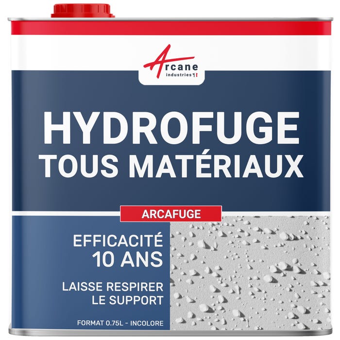 Produit Hydrofuge - Imperméabilisant tuiles, murs, sols poreux - ARCAFUGE - 0.75 L (jusqu'à 3.75 m²)ARCANE INDUSTRIES
