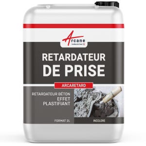 Retardateur prise ciment béton - ARCARETARD - 2 L (2.4 kg) - Liquide - ARCANE INDUSTRIES