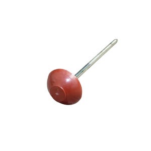 Pointe pour plaque bitumée (x100) L 6,5 cm Rouge, L : 6.5 cm