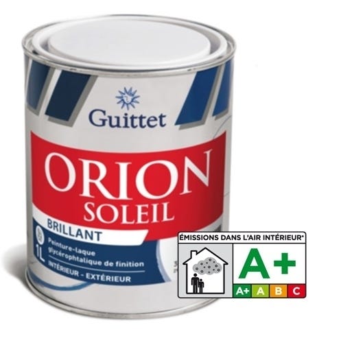 Orion Soleil Brillant Blanc 1l - Peinture-laque Glycérophtalique De Finition - Guittet