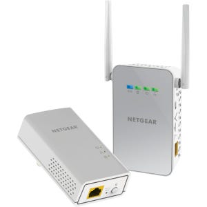 CPL Wifi NETGEAR PLW1000 Pack de 2 : 1 Filaire + 1 WIFI