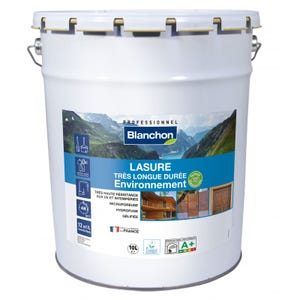 Lasure Blanchon Bois Environnement - 10 litres - Chêne clair