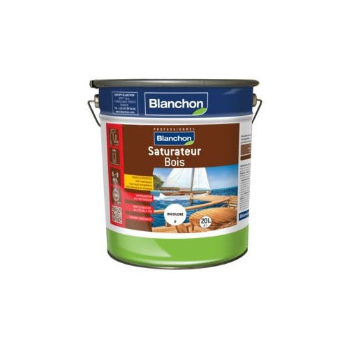 Saturateur bois Blanchon 8101555 bidon 20L miel aspect mat prêt à l'emploi