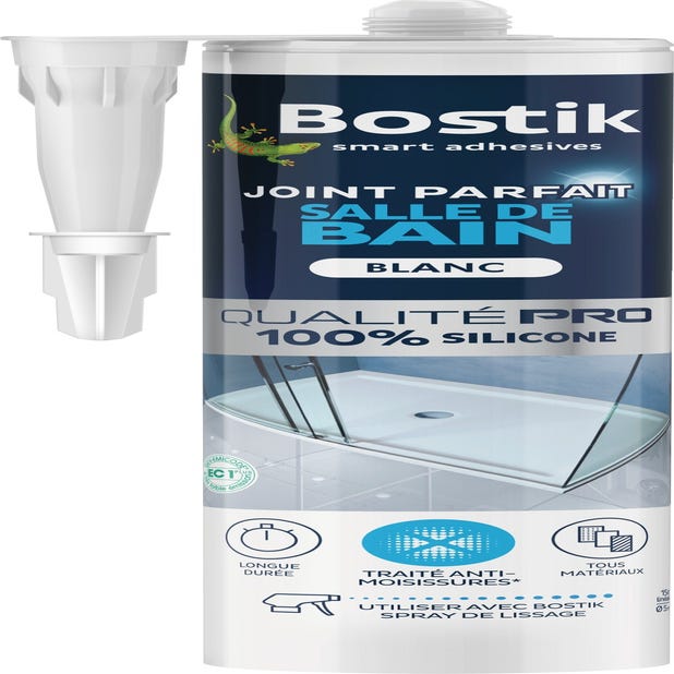 Joint parfait Salle de bain - 280 ml - Blanc - Bostik