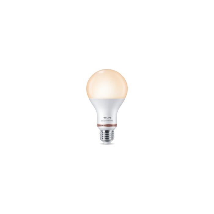 Ampoule LED standard connectée PHILIPS - WIZ - EyeComfort - dimmable - 13W - 1520 lumens - E27 - 93205