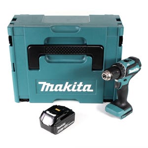 Makita DDF 485 M1J 18 V Li-Ion Perceuse visseuse sans fil Brushless 13 mm + Coffret MakPac + 1 x Batterie 4,0 Ah - sans