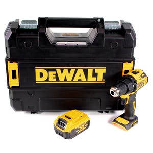 DeWalt DCD708NT Perceuse-visseuse sans fil 18V Li-Ion Brushless + 1x Batterie 5,0Ah + Coffret - sans chargeur
