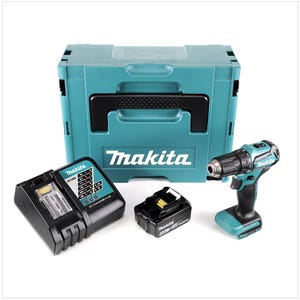 Makita DDF 483 RM1J 18 V Li-Ion Perceuse visseuse sans fil avec boîtier Makpac + 1x Batterie BL 1840 4,0 Ah + Chargeur DC18RC