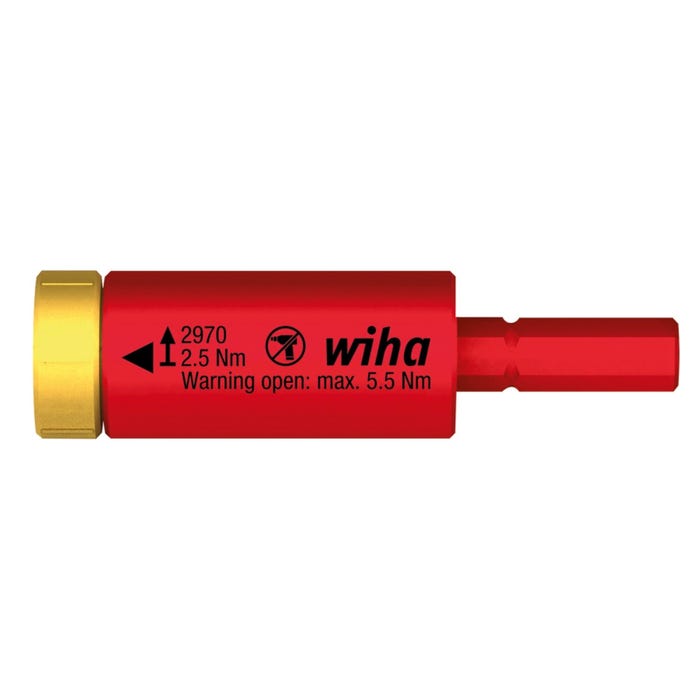 Wiha Adaptateur de couple Easy Torque 2,5 Nm pour slimBits