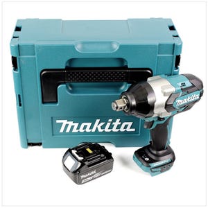 Makita DTW 1001 F1J 18 V Li-Ion Brushless Boulonneuse à chocs sans fil avec Boîtier Makpac + 1x Batterie BL 1830 3,0 Ah - sans Chargeur