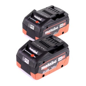 Metabo Set 18V - 2x Batteries LiHD 5,5Ah ( 625368000 )