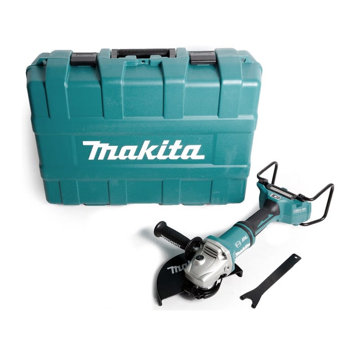 Makita DGA 901 ZKU2 36 V Meuleuse d'angle sans fil 230 mm + Coffret de transport - sans accessoires, sans Batterie, sans Chargeur