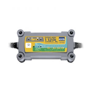 Chargeur batterie Plomb/LiFePO4 12V 1A de 2 à 32Ah GYSFLASH 1.12PL
