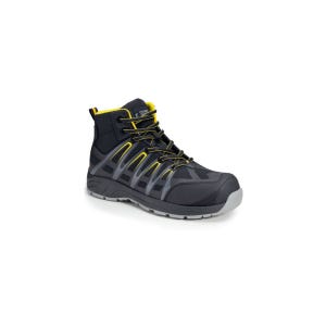 Chaussures de sécurité hautes ALUNI S3 noir et jaune - Coverguard - Taille 46