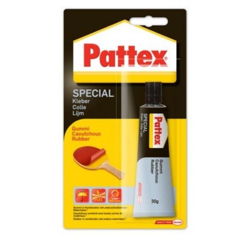 Colle spécialité caoutchouc tube 30g PATTEX -D379685