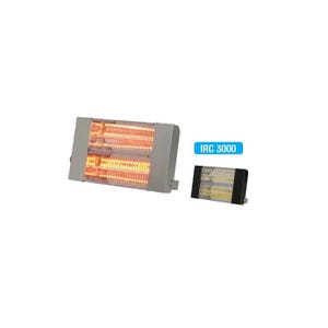 - Sovelor - Chauffage radiant électrique inox infrarouge halogène quartz 3000W - IRC3000CI
