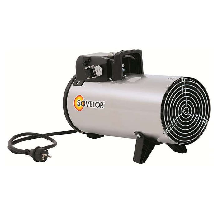 Chauffage air pulsé électrique portable inox 230V~1 50 Hz 3 kW D3I Sovelor