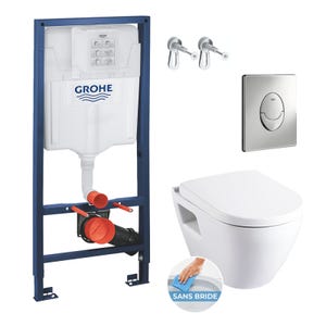 Grohe Solido Perfect Pack Bâti WC Rimless (39186PerfectRimless)