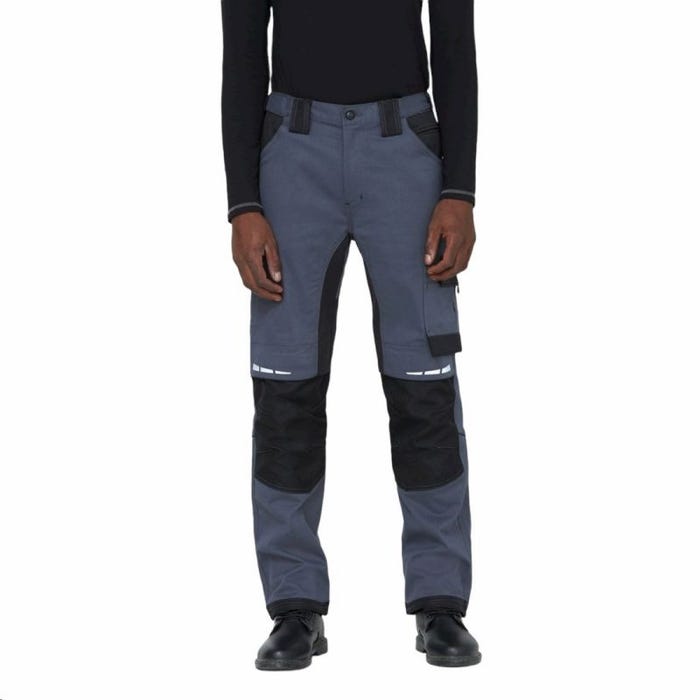 Dickies - Pantalon de travail gris noir GDT PREMIUM - Gris / Noir - 43