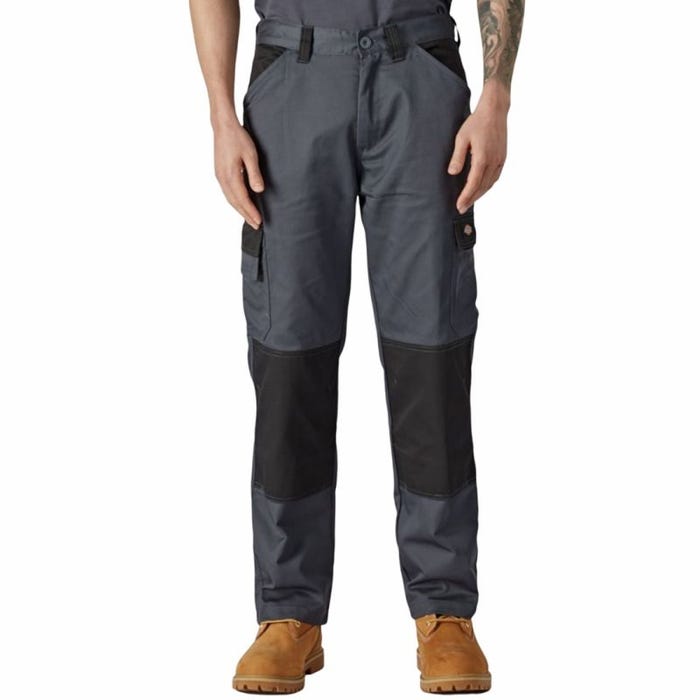 Dickies - Pantalon de travail gris noir EVERYDAY - Gris / Noir - 36