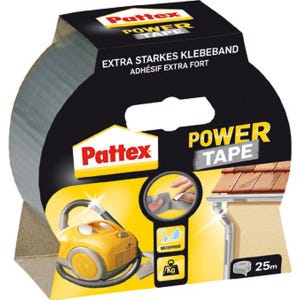 Pattex Power Tape, Modèle : 25 m x 50 mm, Type PT2DS
