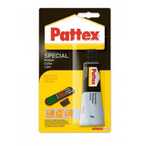 Colle transparent spécial plastique PVC multi matériaux PATTEX