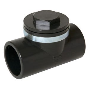 Clapet anti-retour PVC pression 90° D40 - NICOLL - CARH