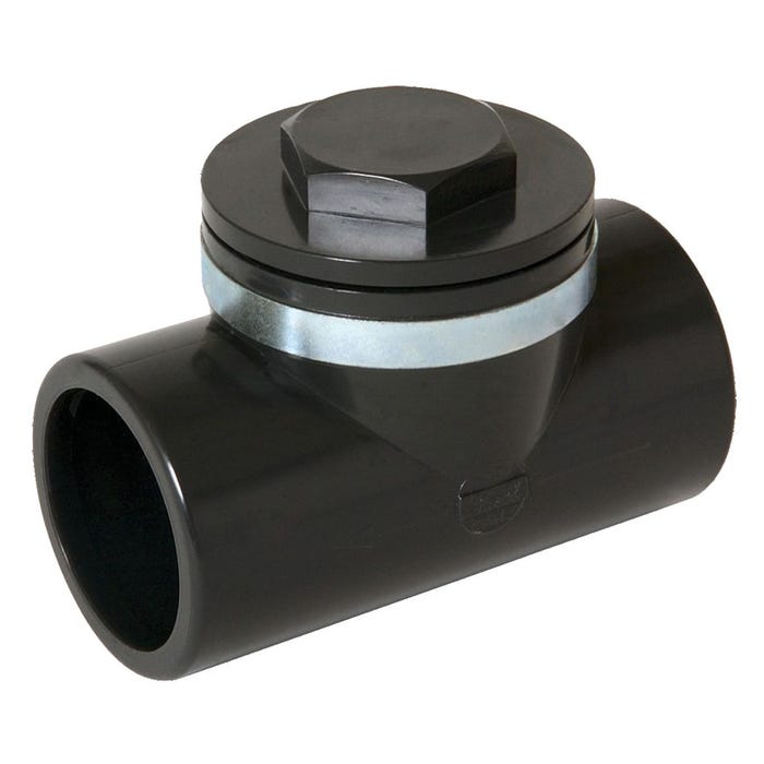 Clapet anti-retour PVC pression 90° D32 - NICOLL - CARF