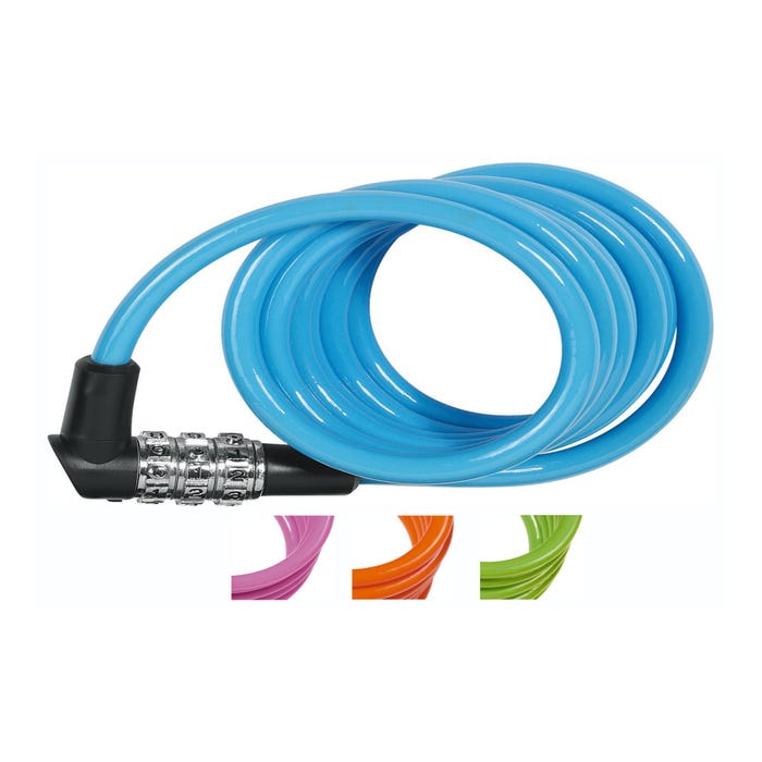 Antivol Cable Combi Color 1m50x7mm - Abus