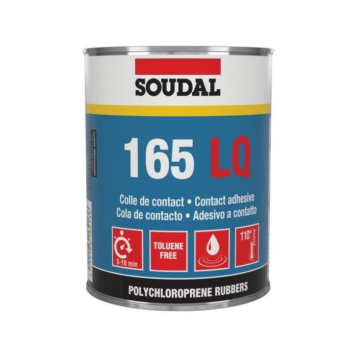 Colle néoprène 165 liquide bidon 1L - SOUDAL - 145988