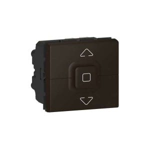 Interrupteur De Volets Roulants Mosaïc Legrand - 500 W Maximum - 2 Modules - Noir Mat