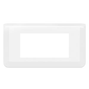 Plaque de finition MOSAIC blanc pour 4 modules - LEGRAND - 078814L