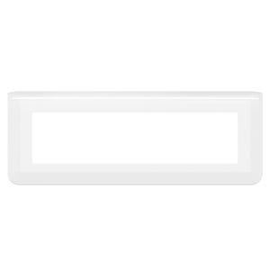 Plaque de finition MOSAIC blanc pour 8 modules - LEGRAND - 078818L