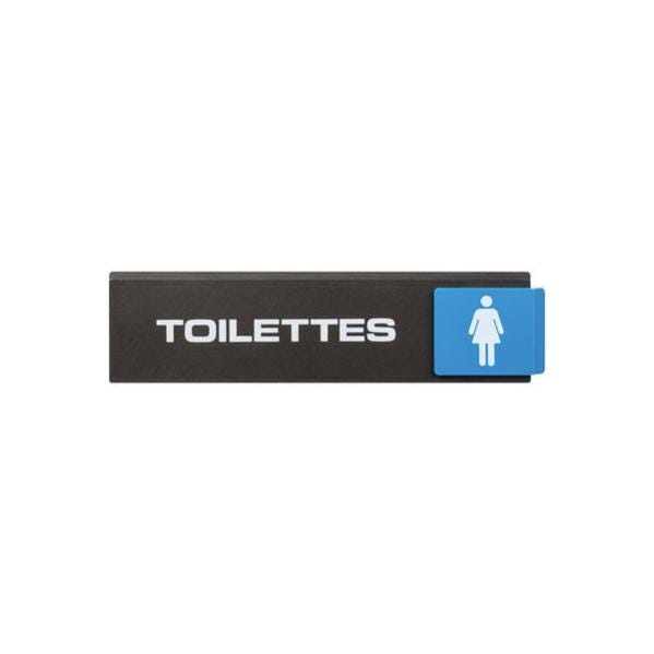 Plaquette signalétique Europe Access - toilette femme - Novap