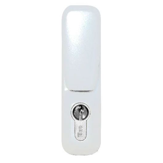 Module bouton tirage fixe à clé Blanc - ISEO - 94013004