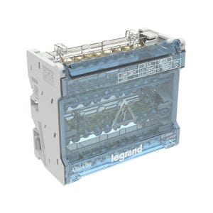 répartiteur modulaire - 4 pôles - 100a - 6 modules - legrand 400406