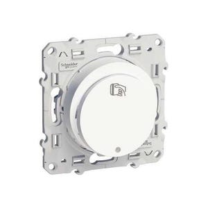 interrupteur à carte - 10a - odace - blanc - schneider electric s520283