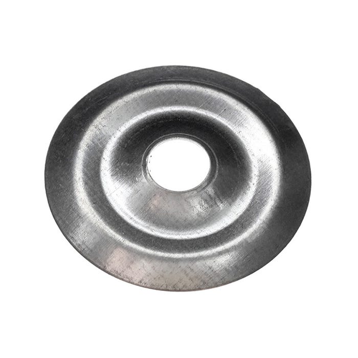 Rosace métallique plate Ø32mm - Boite de 100 pièces