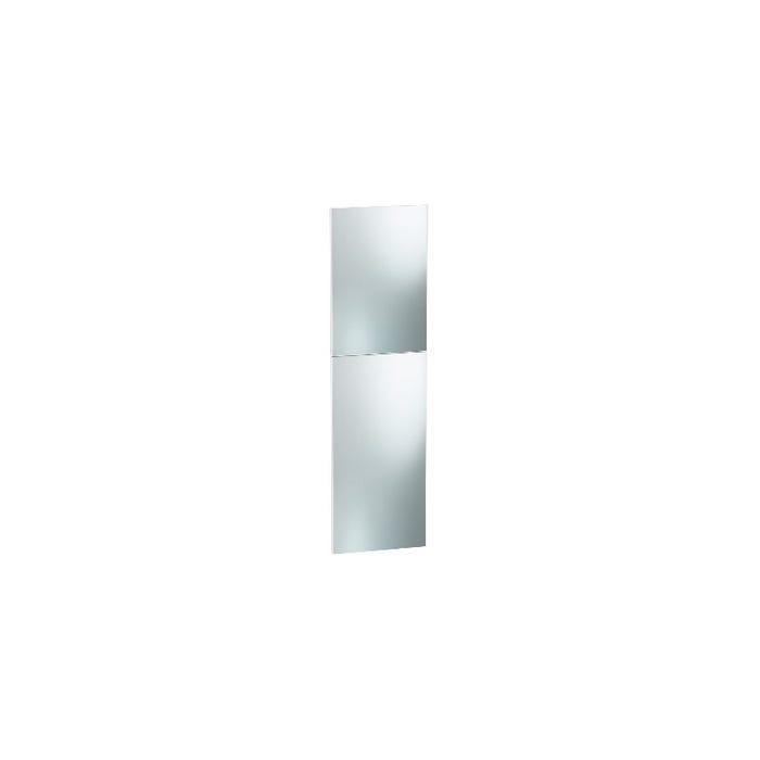Porte effet miroir Resi9 pour bac d'encastrement - 2x13 modules - Hauteur 2470mm