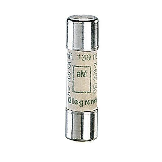 Cartouche industrielle cylindrique type aM 10x38mm 16A boîte de 10 pièces - LEGRAND - 013016