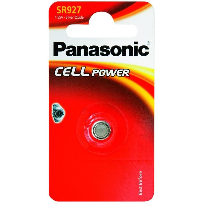PANASONIC Pile Bouton Cell Power SR57 (SR927 EL) 1,55V