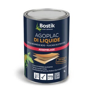 Colle néoprène Agoplac DI liquide boîte 1L - BOSTIK - 30604787