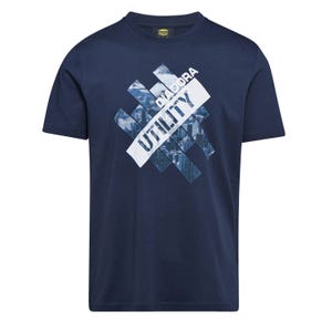 Tee-shirt de travail GRAPHIC ORGANIC à manches courtes bleu marine T2XL - DIADORA SPA - 702.176914