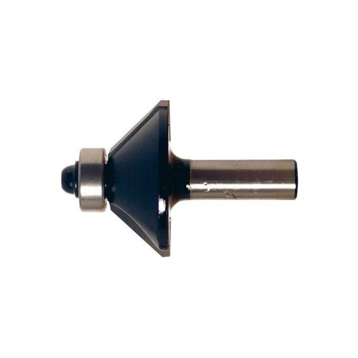 Fraise 45° avec guide à billes - Angle : 45° - Diamètre : 32 mm - Longueur utile : 12 mm - Queue : 8 mm - LEMAN