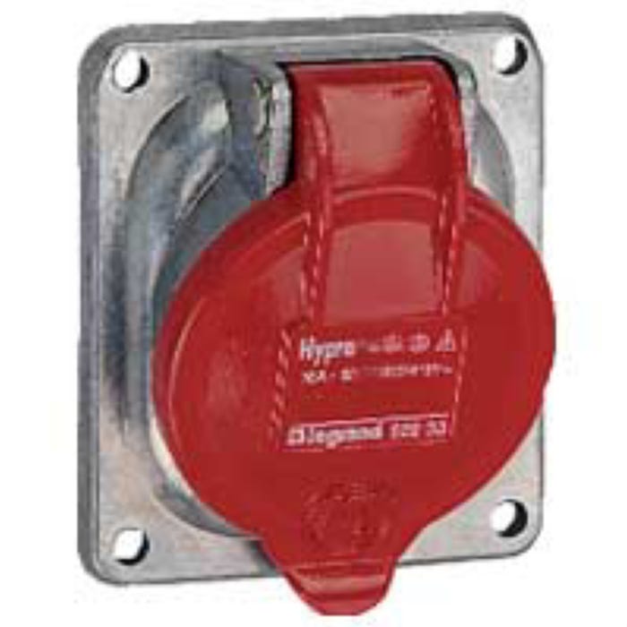 Socle tableau Hypra IP44 32A 380/415V 3P+T métal